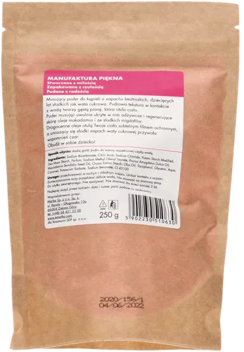 Manufaktura Piękna Puder do kąpieli `Wata cukrowa` - 2