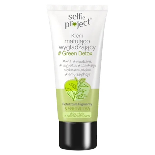 Selfie Project # Green Detox, Krem matująco-wygładzający