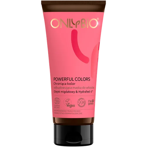 OnlyBio Powerful Colors, Chroniąca kolor odbudowująca maska do włosów