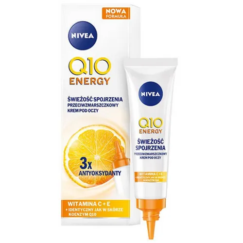 Nivea Q10 Energy Świeżość spojrzenia, Przeciwzmarszczkowy krem pod oczy