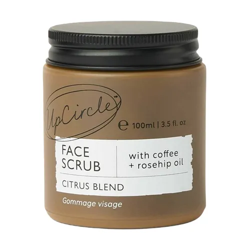 UpCircle Citrus Blend, Coffee Face Scrub (Kawowo - cytrusowy peeling do twarzy)