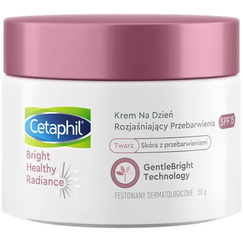 Cetaphil Bright Healthy Radiance, Krem na dzień rozjaśniający przebarwienia SPF 15