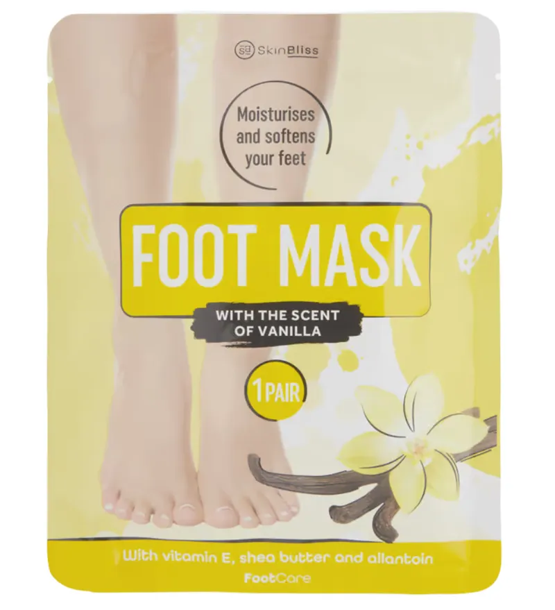Action Skin Bliss, Foot Mask with Vanilla Scent - opinie i